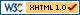 Valida il codice XHTML della pagina corrente - collegamento al sito, in lingua inglese, del W3C